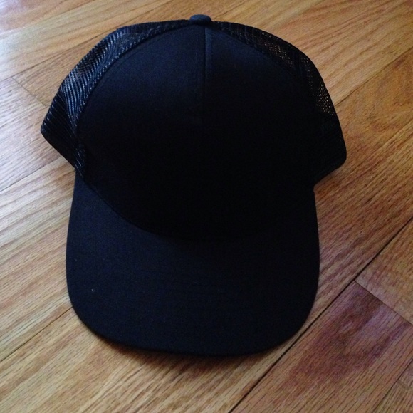 Black Trucker Hat