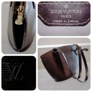 Louis Vuitton Epi Saint Jacques Black Shoulder Bag