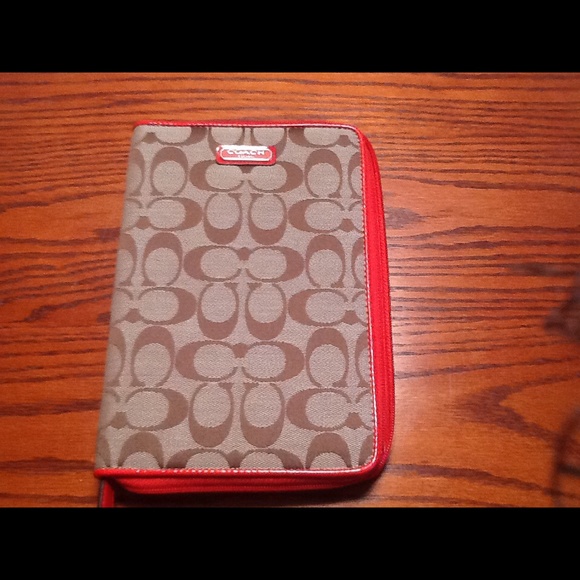 Coach mini iPad cover