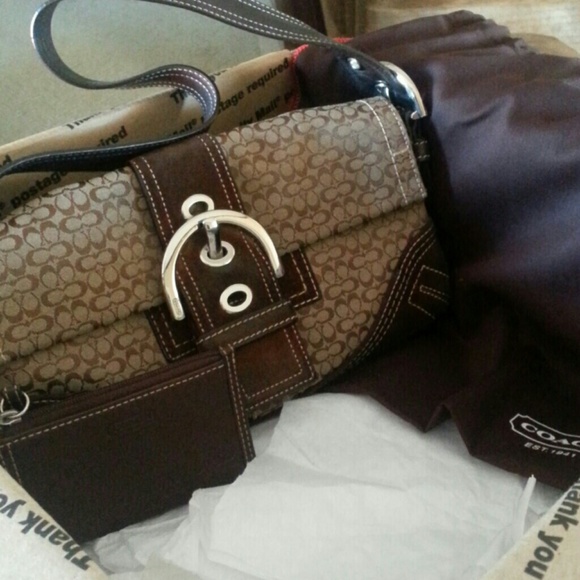 $18 ! COACH BAG & COIN PURSE W/ DUST BAG