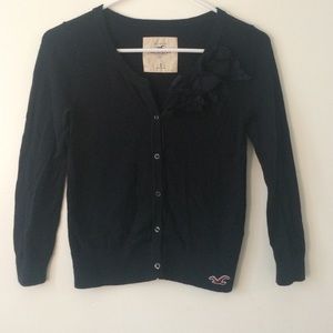 Navy Hollister sweater.