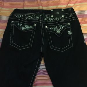 Black size 30 miss me jeans