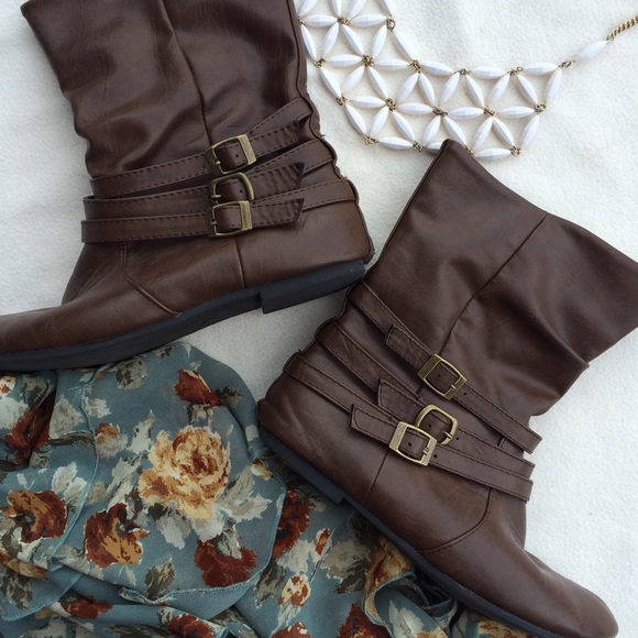 Short Brown Boots