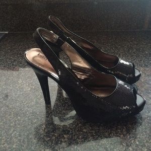 Kelly & Katie Sequin Heels