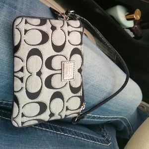 Coach wristlet/wallet