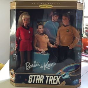 Barbie and Ken Star Trek 30 Years Gift Set NRFB