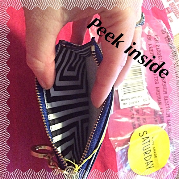 🎉2XHP🎉Kate Spade SaturdayLots of Dots Coin Purse - Picture 3 of 3