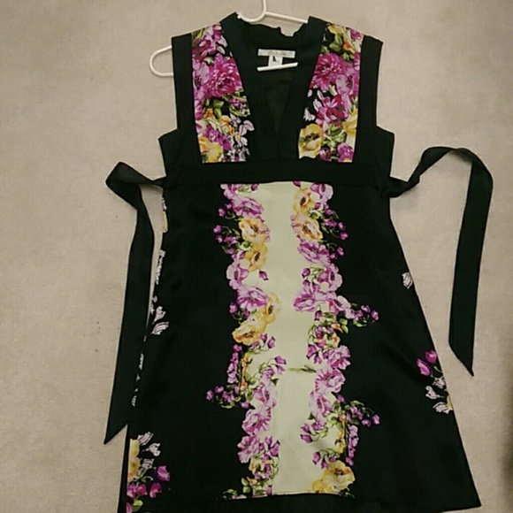 Dress. 100% silk. Made by Single Dress. Size 6.