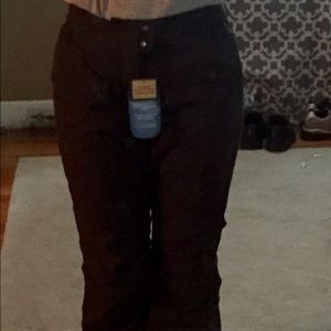 Columbia women's M NWT gray waterproof ski pants