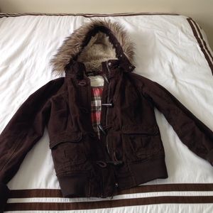 Abercrombie & Fitch brown jacket