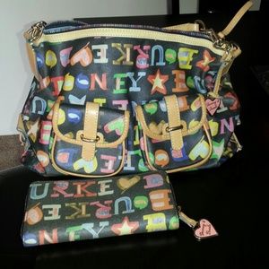 Dooney & Bourke purse with matching wallet