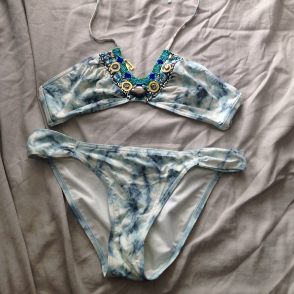 Embellished bikini
