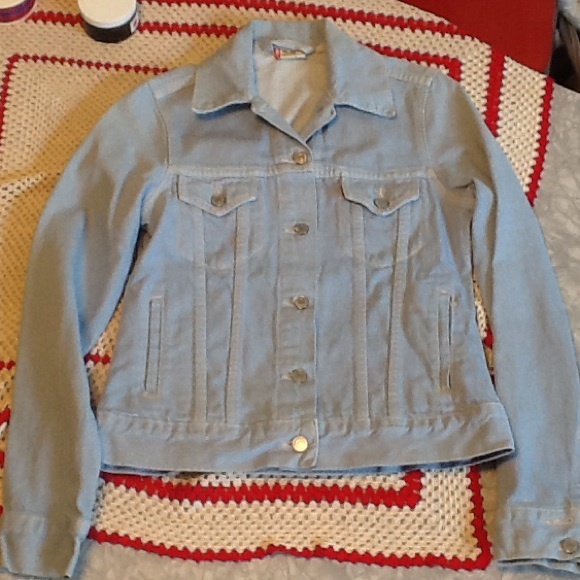 Red tab vintage denim jean jacket small