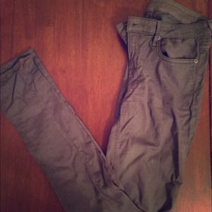 Helmut Lang dark green denim. Size 27.