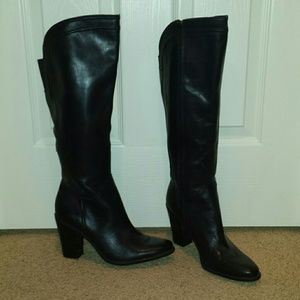 Leather Audrey Brooke Dallas Heeled Ridding Boots