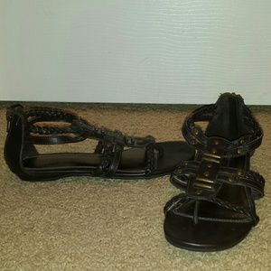 Mossimo Brown Gladiator Sandals Never worn