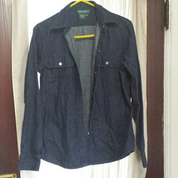 Lauren jeans co. Denim button up