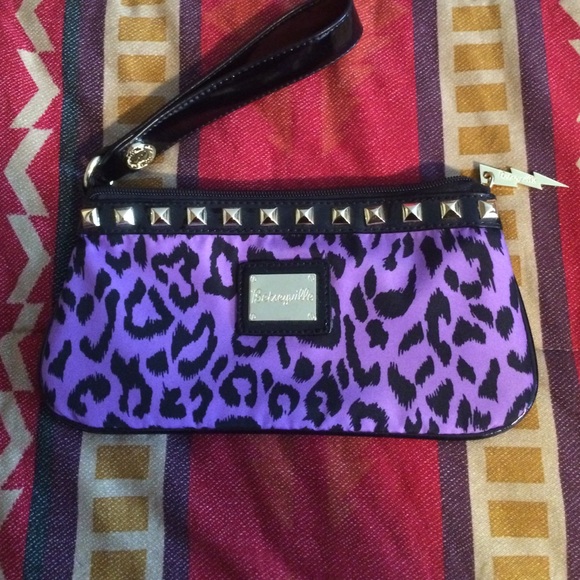 Betsey Johnson Handbags - Purple leopard Betsey Johnson