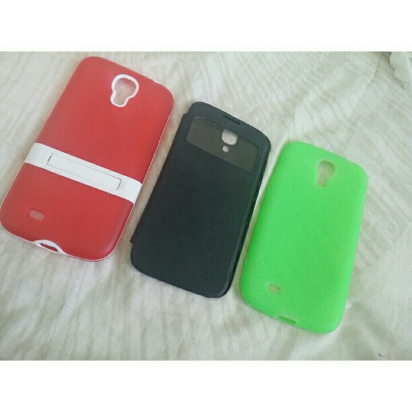 Lot of 3 Galaxy s4 phone cases