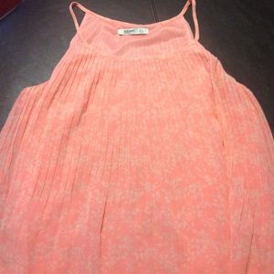 Coral dress shirt