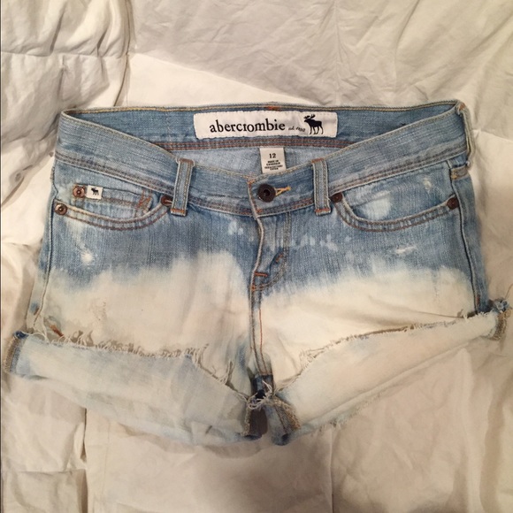 Bleached Abercrombie Denim Cutoffs