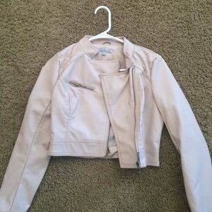 Faux leather moto jacket Faux leather moto jacket