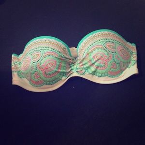 Vs Push up bandeau bikini top