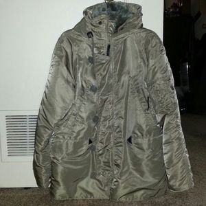 Alpha mens parker heavy jacket