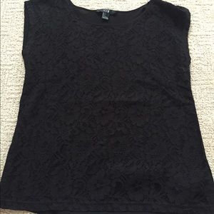 Black lace top
