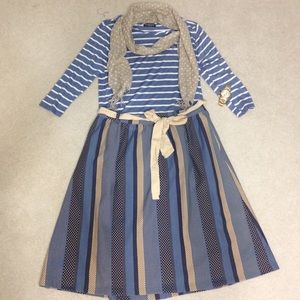 Polka Dot Modcloth Skirt💙💛