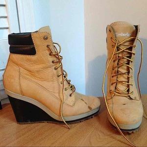 Timberland Wedge Work Boots