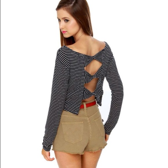 Brandy Melville Tops - Brandy Melville stripe blue top