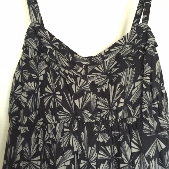 Loft navy starburst dress