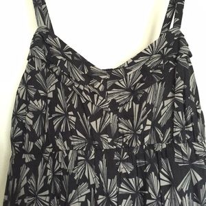 Loft navy starburst dress