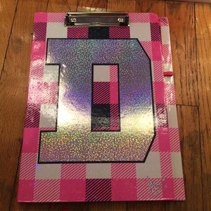 Initial notebook/ clipboard