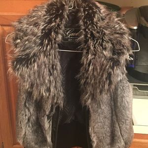 Guess faux fur vest