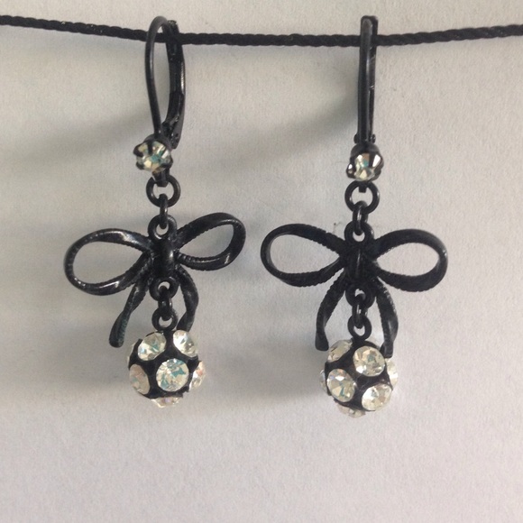 Betsey Johnson Bow Earrings