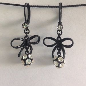 Betsey Johnson Bow Earrings