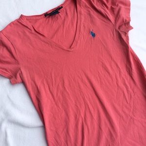 🎀Ralph Lauren's BOGO 50% off🎀 Salmon V-neck