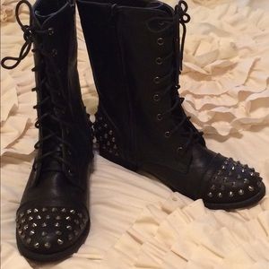 Studded boots