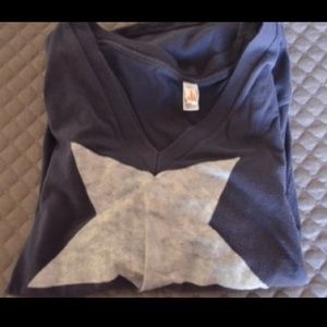 American apparel star vneck