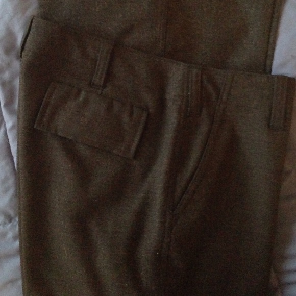 Wool slacks