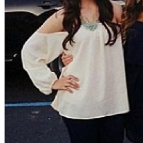 Off the shoulder blouse