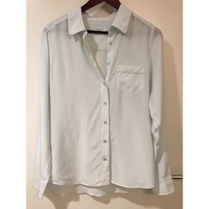 Equipment Blouse in Light Crystal Blue size S New