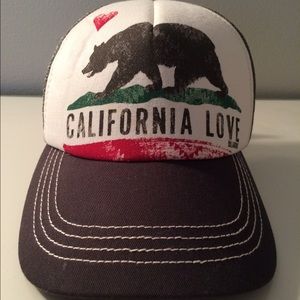 California Love Trucker Hat By Billabong NWT