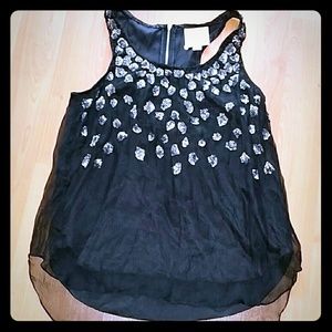 Romeo and Juliet Couture Black Top