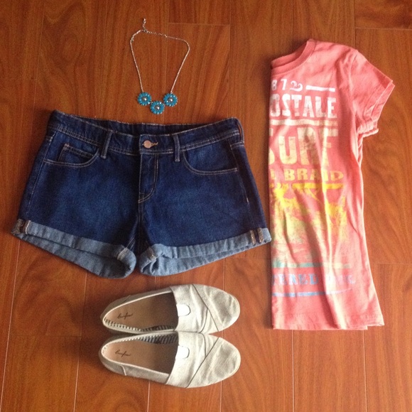 Denim shorts medium wash
