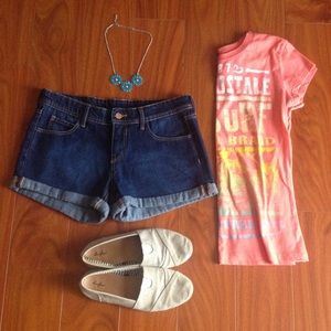 Denim shorts medium wash