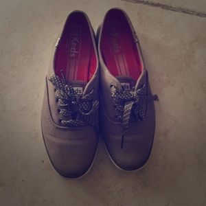 Bundle: Olive green Keds! & Black Coach Shoes!