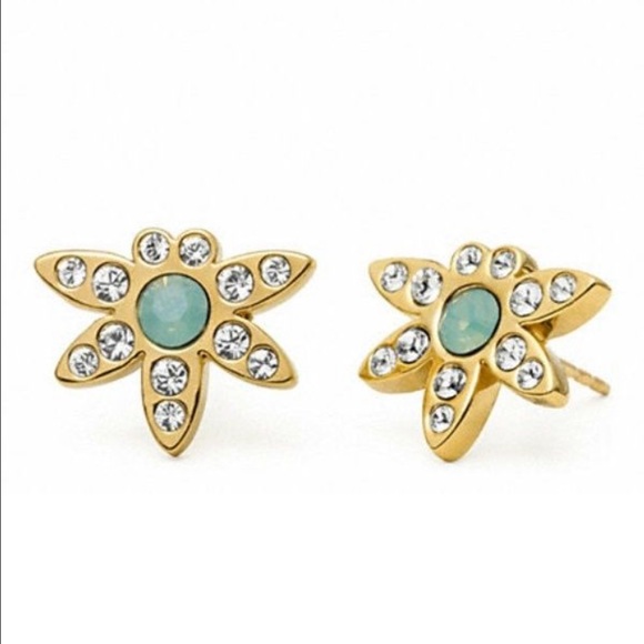 Coach Pave Stud Earrings - Picture 1 of 3